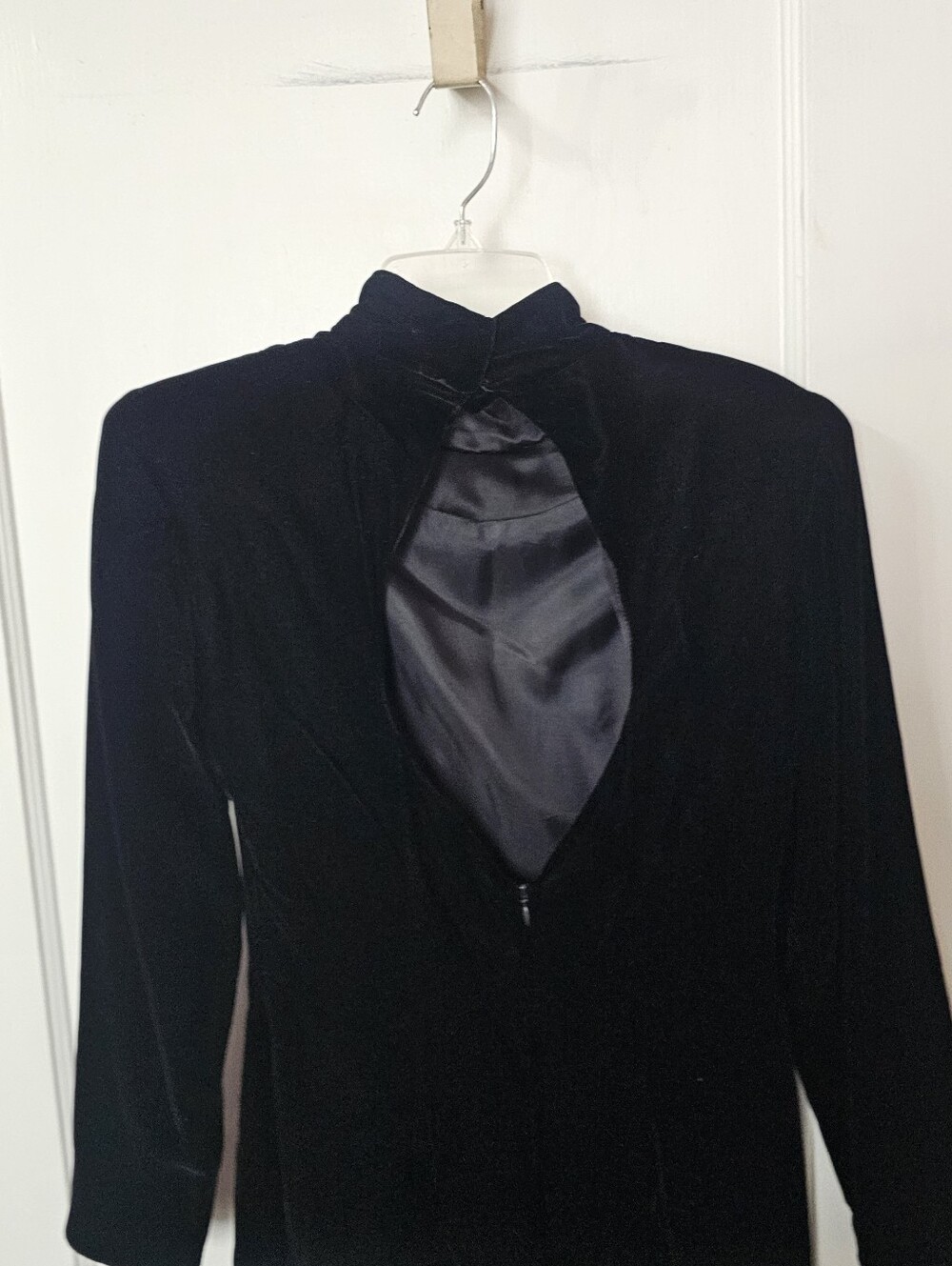 Vintage Nipon Botique From Mock Neck Velvet Dress With Open Back, From Bergdorf View 2